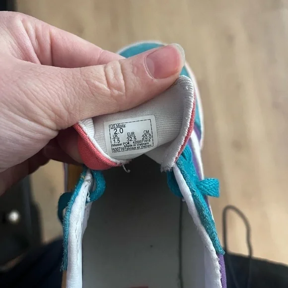 Vans Ward Sneaker - Kids' Multicolor Size 2 - Picture 9 of 9